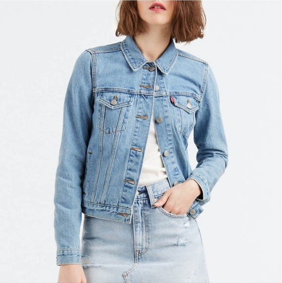 Levi's Red Tab Women's Original Trucker Denim Jacket Size S - Picture 10 of 10